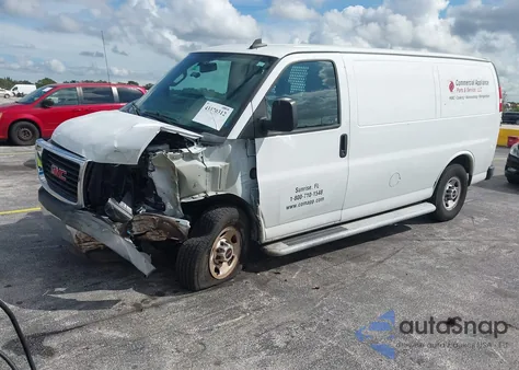 2020 GMC Savana Cargo Rwd 2500 Regular Wheelbase Work Van z USA, uszkodzony, nr VIN 1GTW7AFG2L1248118